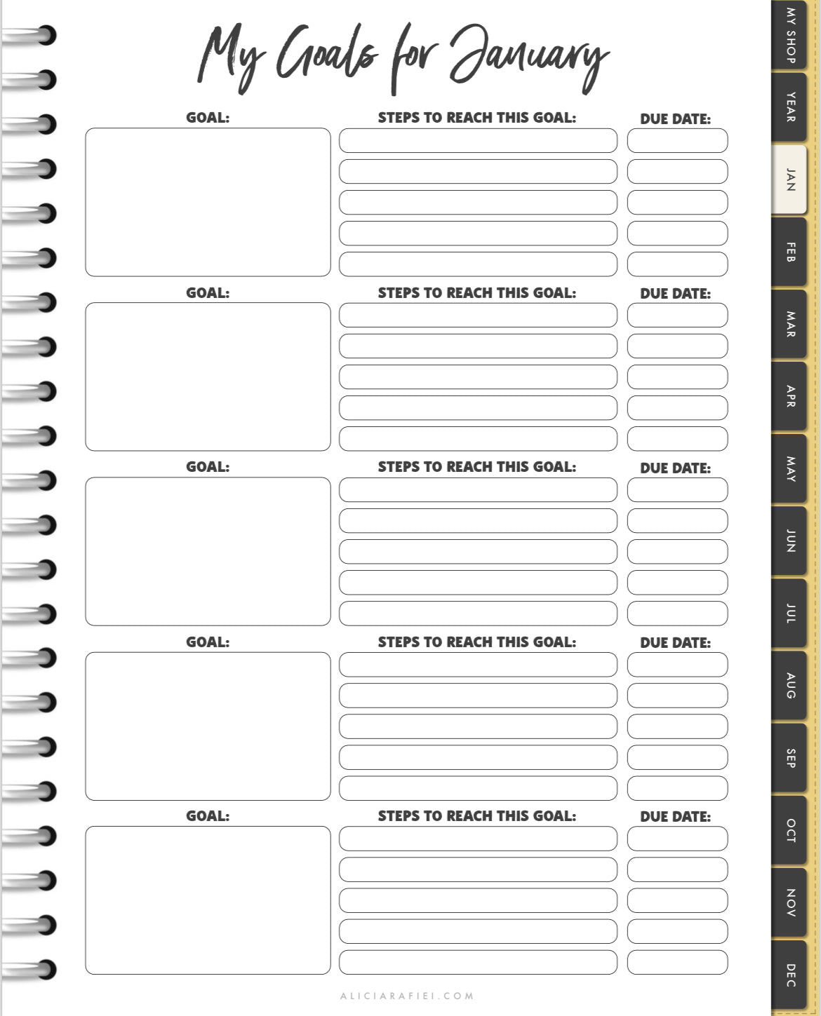 Digital Bougie Calendar plus planner(editable)