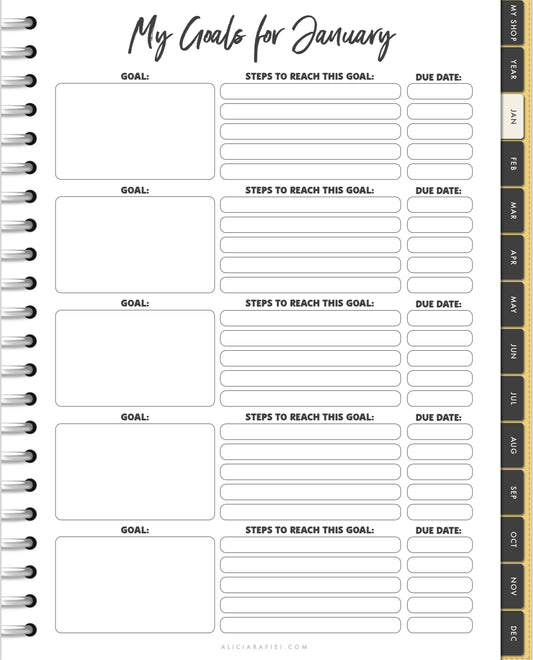 Digital Bougie Calendar plus planner(editable)